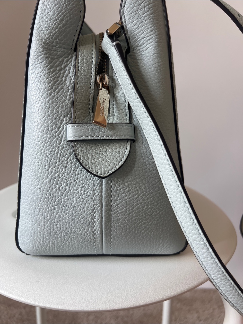kate spade Powder Blue Leather Shoulder Bag - Picture 9 of 13